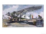 Buy Italian Bomber Loading up Missiles in the Offensive Against the Ethiopian Army at AllPosters.com