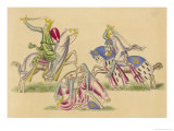 Buy English Knights in Combat One Seriously Wounded at AllPosters.com