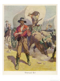Buy Settlers on the Westward Trail Constantly on the Lookout for Attack from Native Americans at AllPosters.com