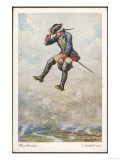 Buy He is Hurled into a Besieged Town on a Cannonball at AllPosters.com