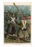 Buy Russians Confront the British at Close Quarters with Fixed Bayonets at AllPosters.com