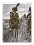 Buy Chasseurs a Cheval Riding as Napoleon's Personal Bodyguards at AllPosters.com