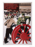 Buy Komsomol Members Fight for the Bolshevik Reconstruction of Transport! at AllPosters.com