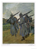 Buy German Soldiers Relieve the Night Watch at AllPosters.com