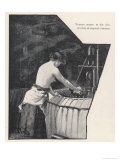 Buy Bradford Wool Worker Working in Intense Heat at AllPosters.com