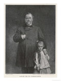 Buy Louis Pasteur French Chemist and Microbiologist with His Granddaughter at AllPosters.com