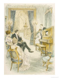 Buy Listeners Admire the Reproductive Quality of the Duo-Art Pianola at AllPosters.com
