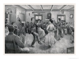 Buy Knees-Up in a French Canadian Village Home at AllPosters.com