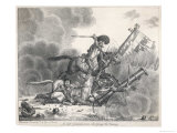 Buy Life Guardsman Charging the Enemy, His Foes Lie Vanquished at His Feet at AllPosters.com