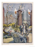 Buy Wounded German Soldiers Rest in the Grounds of a Hospital at AllPosters.com