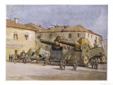 Buy Heavy Artillery in an Italian Village on the Front Line at AllPosters.com