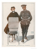 Buy Aux Champs Elysees: Une Scene Bien Parisienne at AllPosters.com