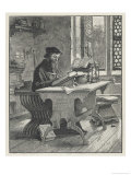 Buy John Wyclif Religious Reformer Depicted Writing at AllPosters.com