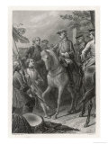 Buy Battle of Fontenoy Louis XV King of France on the Battlefield Though It is the Marechal de Saxe at AllPosters.com