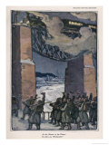 Buy German Troops Marching at Night Wave to a Passing Train at AllPosters.com