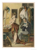 Buy An Actress Receives an Admirer in Her Dressing Room at AllPosters.com