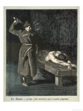 Buy Russian Man in Uniform Flogs a Prisoner Lying on a Bench at AllPosters.com