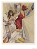Buy Peeping Tom Gets an Eyeful Through the Opening of a Bathing Tent at AllPosters.com