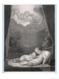 Buy Guardian Angels Watch Over Two Babies Thwarting the Evil One at AllPosters.com