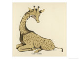 Buy Giraffe Sitting Down at AllPosters.com
