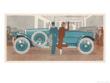 Buy Two Stand Beside Their Vast Renault at AllPosters.com