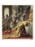 Buy Thomas a Becket Archbishop of Canterbury is Murdered is His Own Cathedral by Knights at AllPosters.com