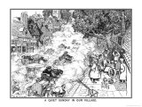 Buy Quiet Sunday in Our Village at AllPosters.com