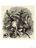 Buy Edgehill Two Mounted Combatants Clash During the Battle at AllPosters.com