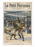 Buy Lion-Tamer is Mauled Though Not Fatally During a Performance at the Paris Hippodrome at AllPosters.com