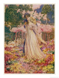 Buy Eleonora Eleonora and Her Cousin Walk Together Through the Valley of the Many Coloured Grass at AllPosters.com