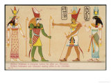 Buy Ptolemy and Cleopatra Make Offerings to Divinities at AllPosters.com