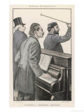 Buy Jules Massenet French Composer with Fellow- Musicians d'Ennery and Gailhard at AllPosters.com