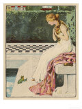 The Princess Discovers a Frog at Her Feet: Curiously He Too is Wearing a Crown