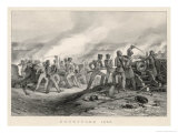 Buy The 59th Foot Regiment Under Attack by Burmese Troops at the Battle of Bhurtpoor at AllPosters.com