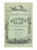 Front Cover of the First Issue of the Pickwick Papers