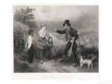 Buy Three Wicked Children are Caught Red-Handed with a Basket of Apples at AllPosters.com