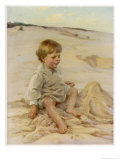 Buy Small Boy's First Effort in Castle Construction at AllPosters.com
