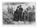 Buy Ladies and Gentlemen Engaging in the Popular Passtime of Fern Hunting at AllPosters.com