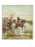 Buy William III Leads His Troops on Horseback at the Battle of the Boyne Against James II at AllPosters.com