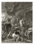 Druids are Massacred by the Soldiers of Suetonius Paulinus