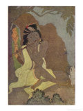 Buy Krishna, The 8th Avatar of Vishnu with Radha, One of the Gopis at AllPosters.com