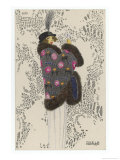Buy Fur-Trimmed Mantle, c.1913 at AllPosters.com