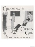 Buy "Choosing a Chorus Girl", a Producer and His Assistant Assess Candidates for Their Next Revue at AllPosters.com