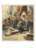 Buy Admiral Nelson Lies Mortally Wounded at the Battle of Trafalgar at AllPosters.com