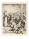 Martin Luther Delivers His Baccalaureate Lecture