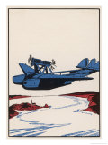 Buy The SM-55S "Santa Maria" is a Military Flying-Boat Adapted for Long-Distance Flight at AllPosters.com