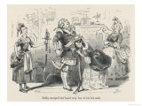 Buy Dolly Varden Stoops to Tie Her Father's Sash Watched by Her Mother Martha at AllPosters.com