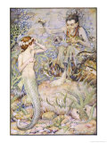 The Little Mermaid Talks with the Witch on the Sea-Floor