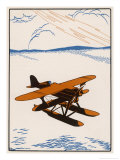 Buy Curtiss Seaplane About to Land at AllPosters.com