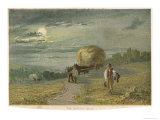 Buy When the "Harvest Moon" is at Its Full Farmers Can Carry on Harvesting Till Late in the Evening at AllPosters.com